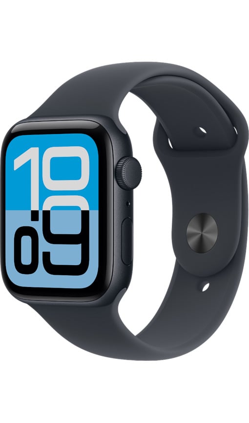 APPLE MEHQ4TU/A Watch SE 3 GPS 44mm Gece Yarısı Alüminyum Kasa ve Gece Yarısı Spor Kordon - M/L