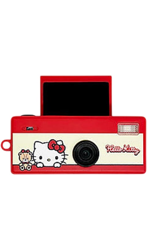 YASHICA X Hello Kitty Funtastic Anahtarlık Dijital Fotoğraf Makinesi Kırmızı