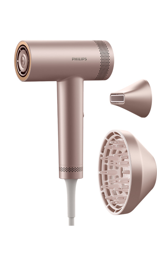 PHILIPS BHD837/10-Yeni Nesil Saç Kurutma Makinesi Şampanya Pembesi