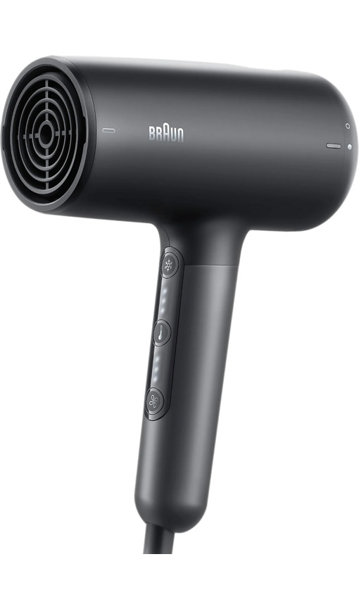 BRAUN HD425E HD4.2 Iontec Difüzörlü Saç Kurutma Makinesi Mat Siyah
